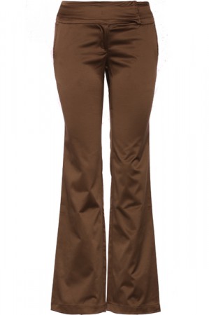Beau pantalon taupe patte d'eph pour femme très fashion.   21€
